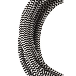 Aansluitleiding Textile cable BAILEY TEXTILE CABLE 2C BLACK/WHITE 3M 139685